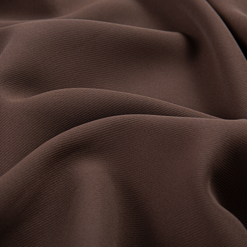 HY297 Mörkbrun 260GSM 150D matt filament fyrsidigt stretch dubbelskiktstyg polyester 4-vägs stretchtyg för badkläder
