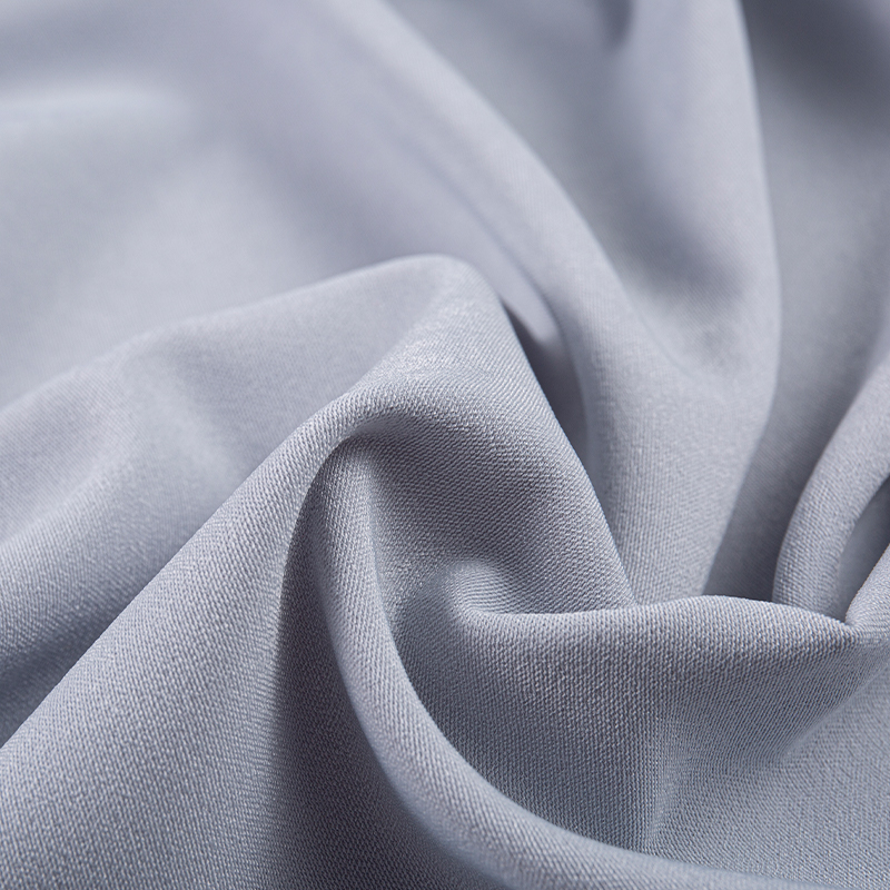 HY275 Grå polyester-spandex komposit siden isblomma sammetstyg