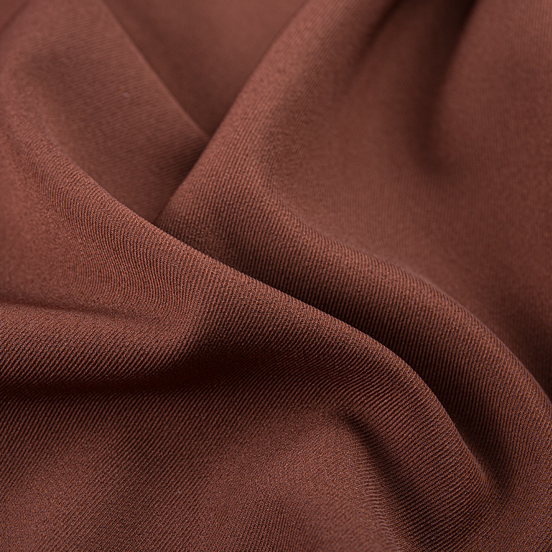HY253 Brown Pure brittisk twill fyrvägs stretch spandex blandat tyg