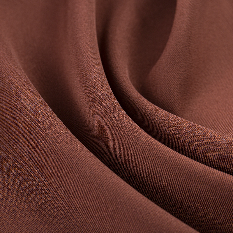 HY253 Brown Pure brittisk twill fyrvägs stretch spandex blandat tyg