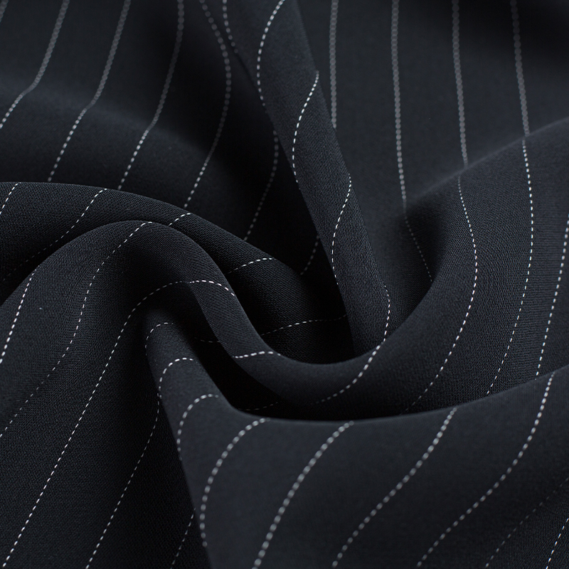 DS52(HY129) 236GSM 99%P 1% Rayon CEY Rayon Stripe CEY-tyger
